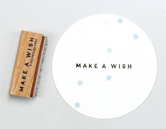 PERLENFISCHER Stempel Make a Wish