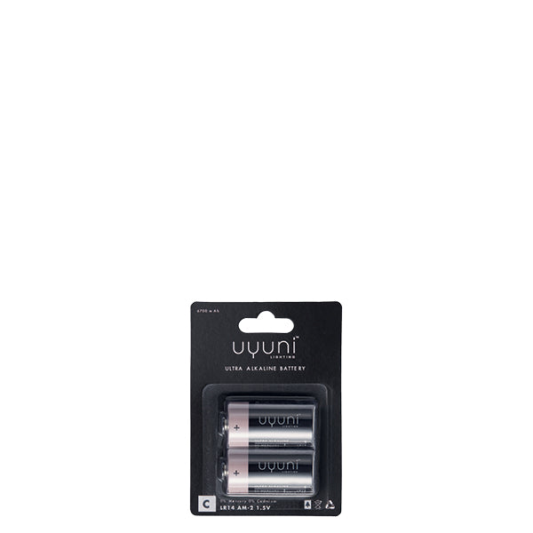 UYUNI Alkaline Batterie C, 1,5V, 2 -er Packung