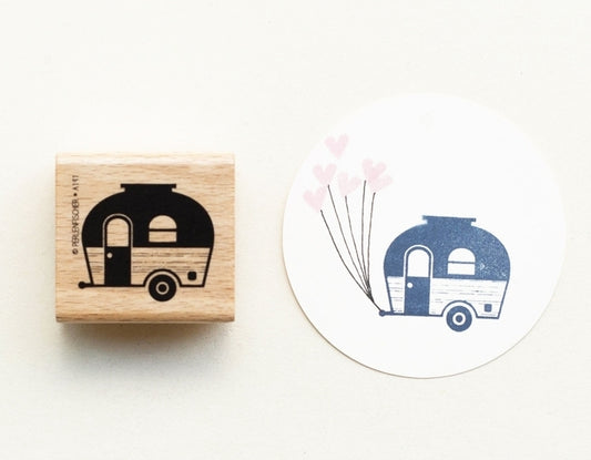 PERLENFISCHER Stempel 220 - Wohnwagen