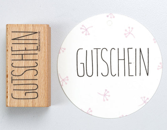PERLENFISCHER Stempel Gutschein A182