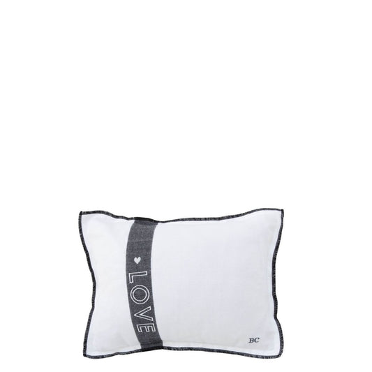 BASTION COLLECTIONS Kissen Love white