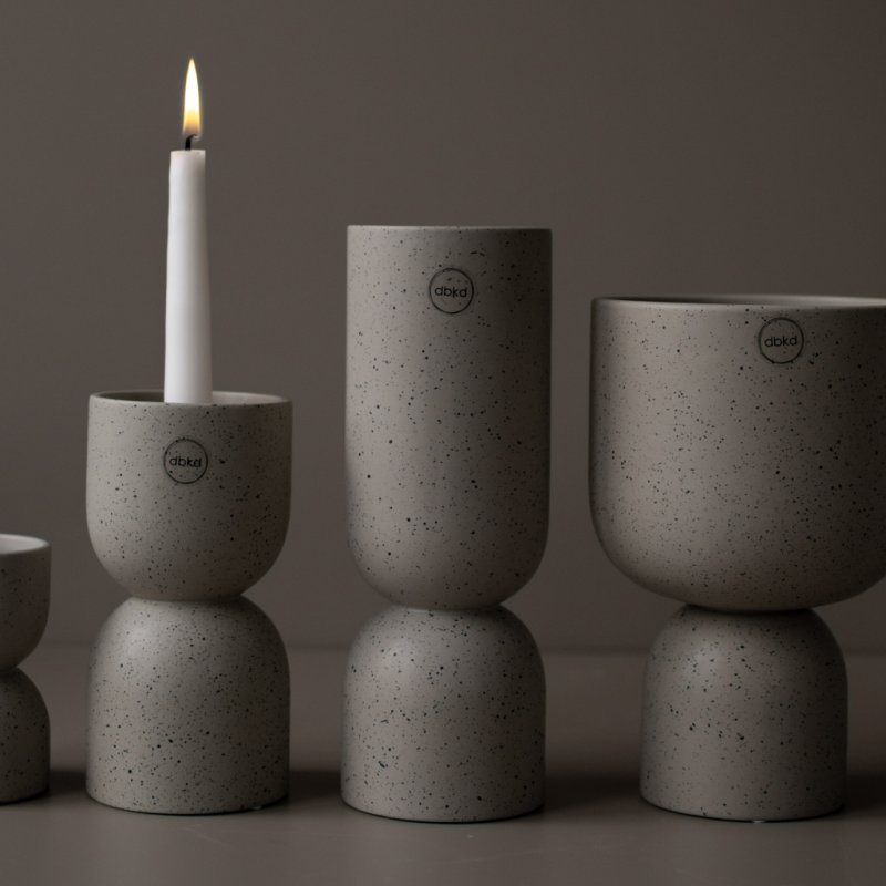DBKD Post Vase Mole Dot