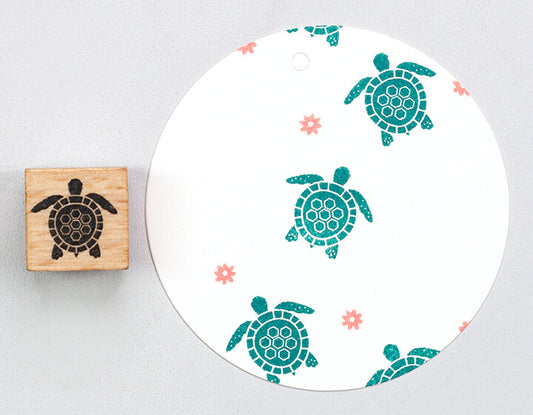 PERLENFISCHER Stempel Schildkröte klein