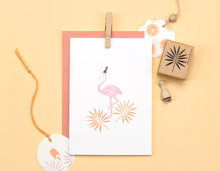 Lade das Bild in den Galerie-Viewer, PERLENFISCHER Stempel 116 - Flamingo
