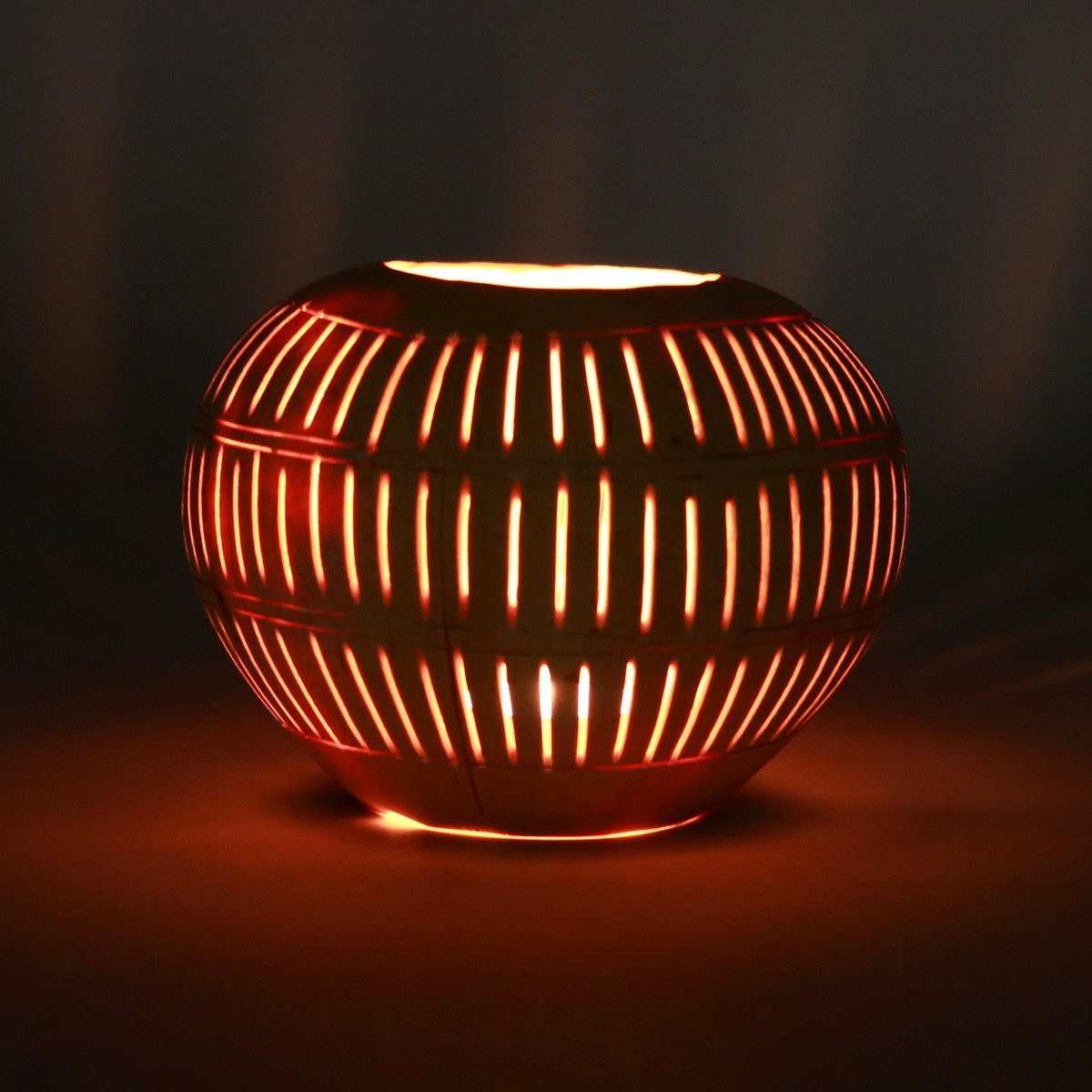BAZAR BIZAR The Coconut Stripe - Teelichthalter