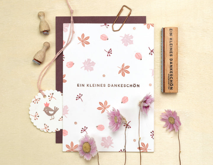 PERLENFISCHER Stempel Ein kleines Dankeschön