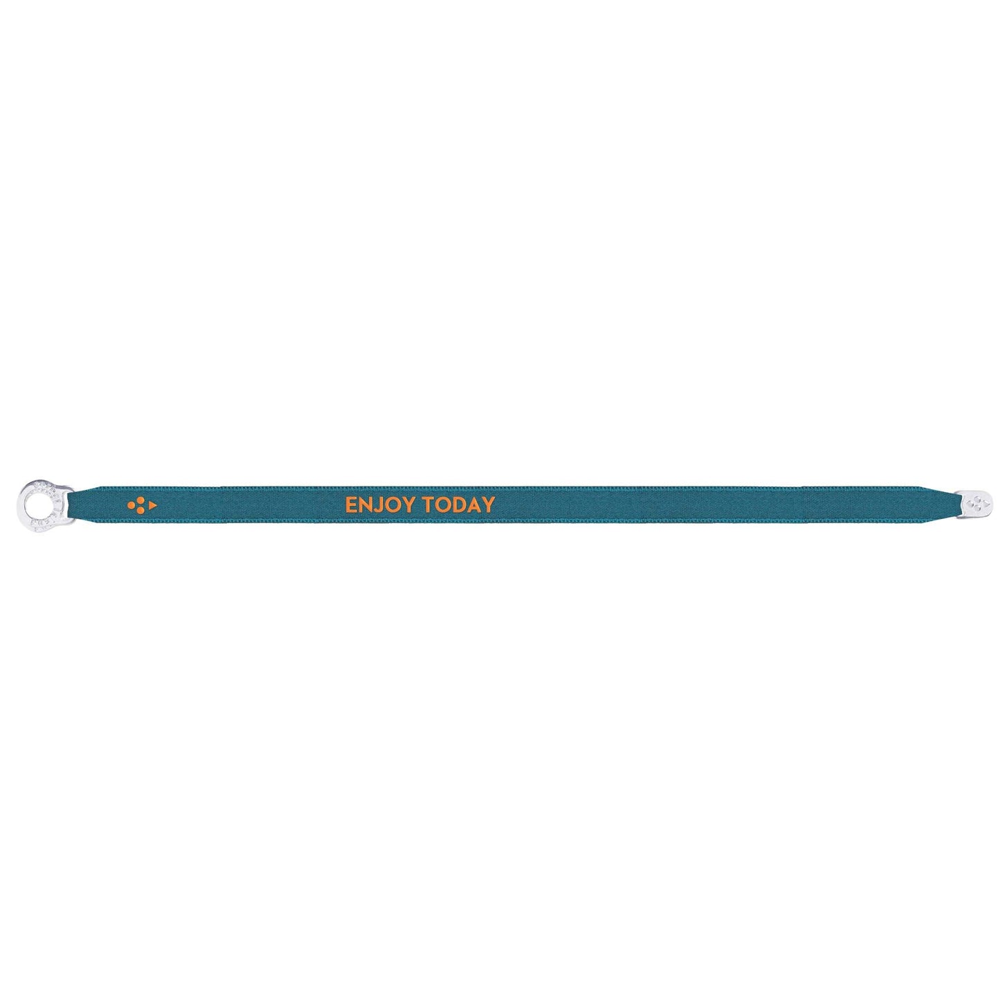 SORBET ISLAND Satin Armband Enjoy Today - Pacificblue