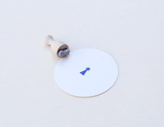PERLENFISCHER Ministempel 1 - Partyhut