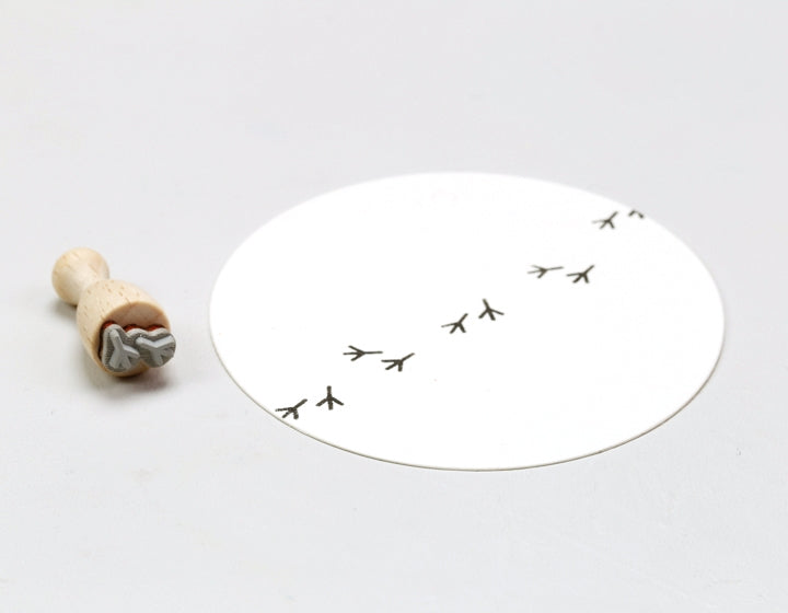 PERLENFISCHER Stempel 215 -  Vogelspuren