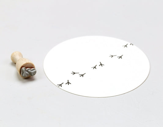 PERLENFISCHER Stempel 215 -  Vogelspuren