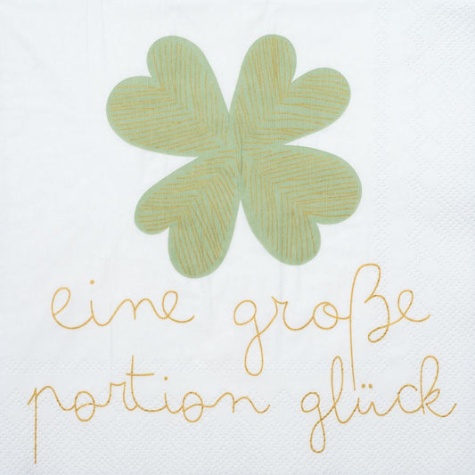 RAEDER DESIGN Papierservietten Eine große Portion Glück
