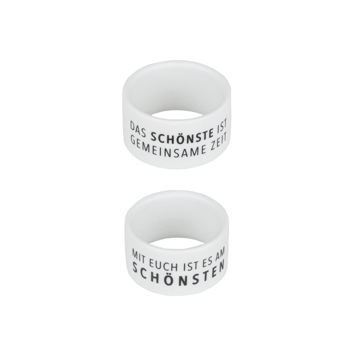 RAEDER DESIGN Serviettenring Set Das Schönste