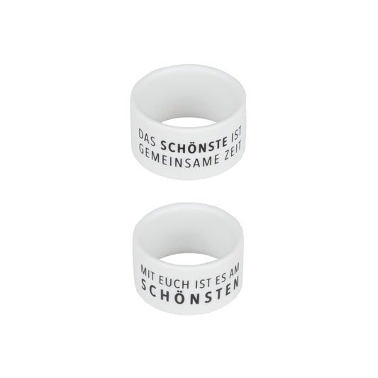 RAEDER DESIGN Serviettenring Set Das Schönste