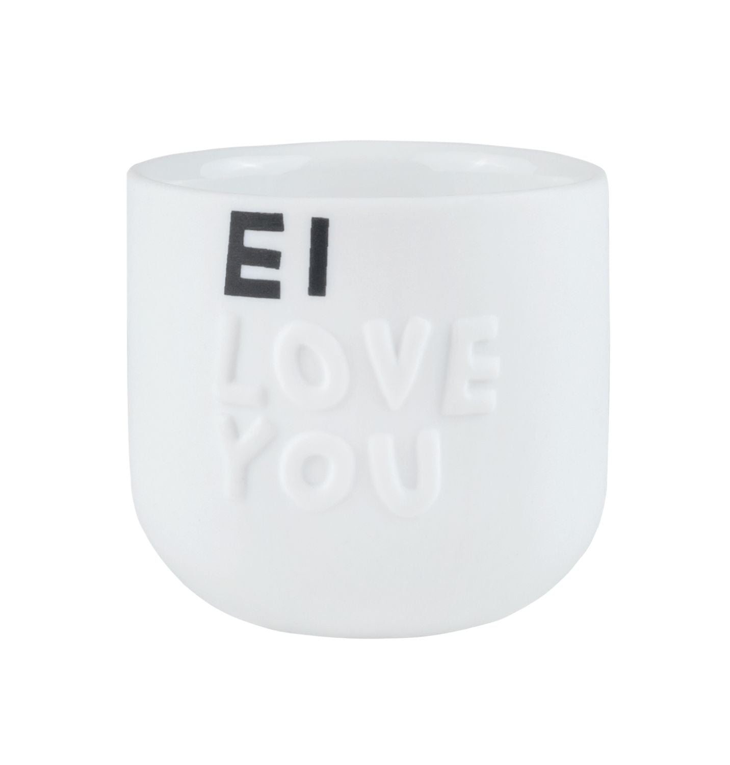 RAEDER Eierbecher Ei love you