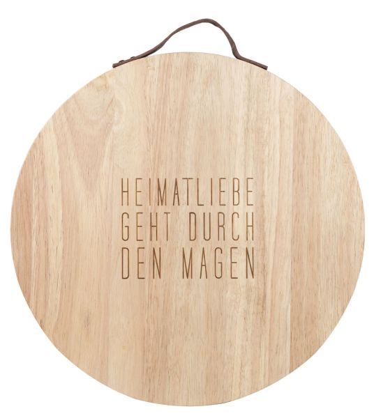 RAEDER DESIGN Schneidebrett Heimatliebe geht durch den Magen