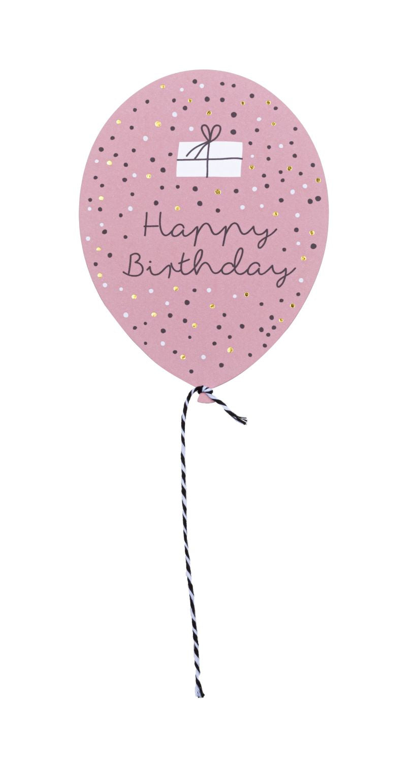 RAEDER DESIGN Wunschballonkarte Happy Birthday