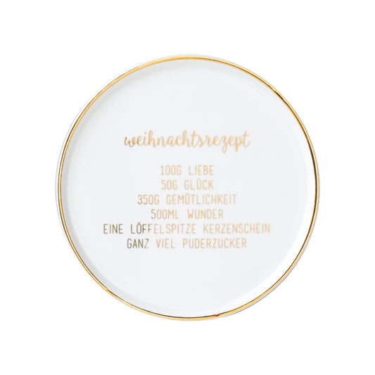 RAEDER DESIGN Wintergenuss Teller Weihnachtsrezept