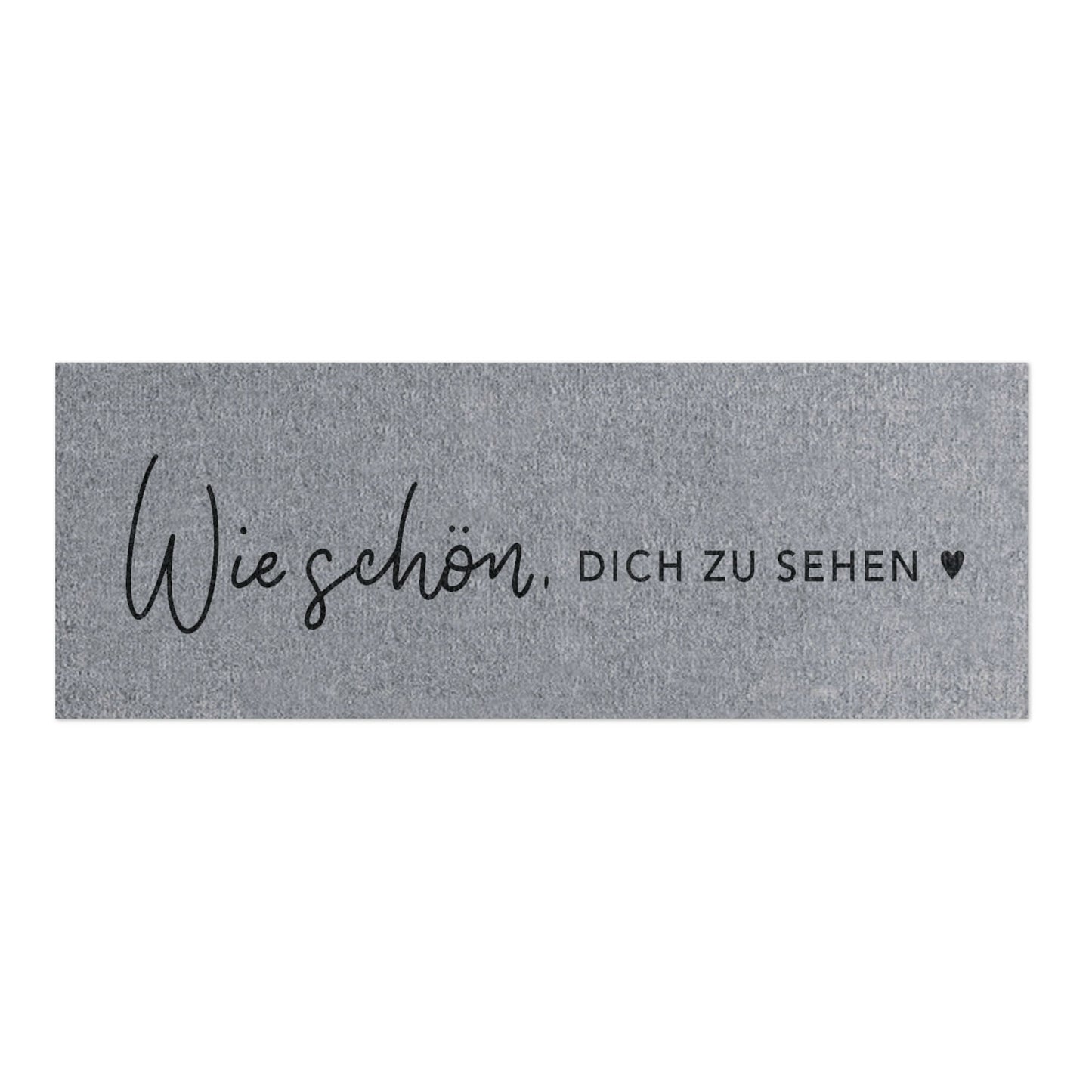 EULENSCHNITT Waschbare kleine Fussmatte - Wie schön Dich zu sehen