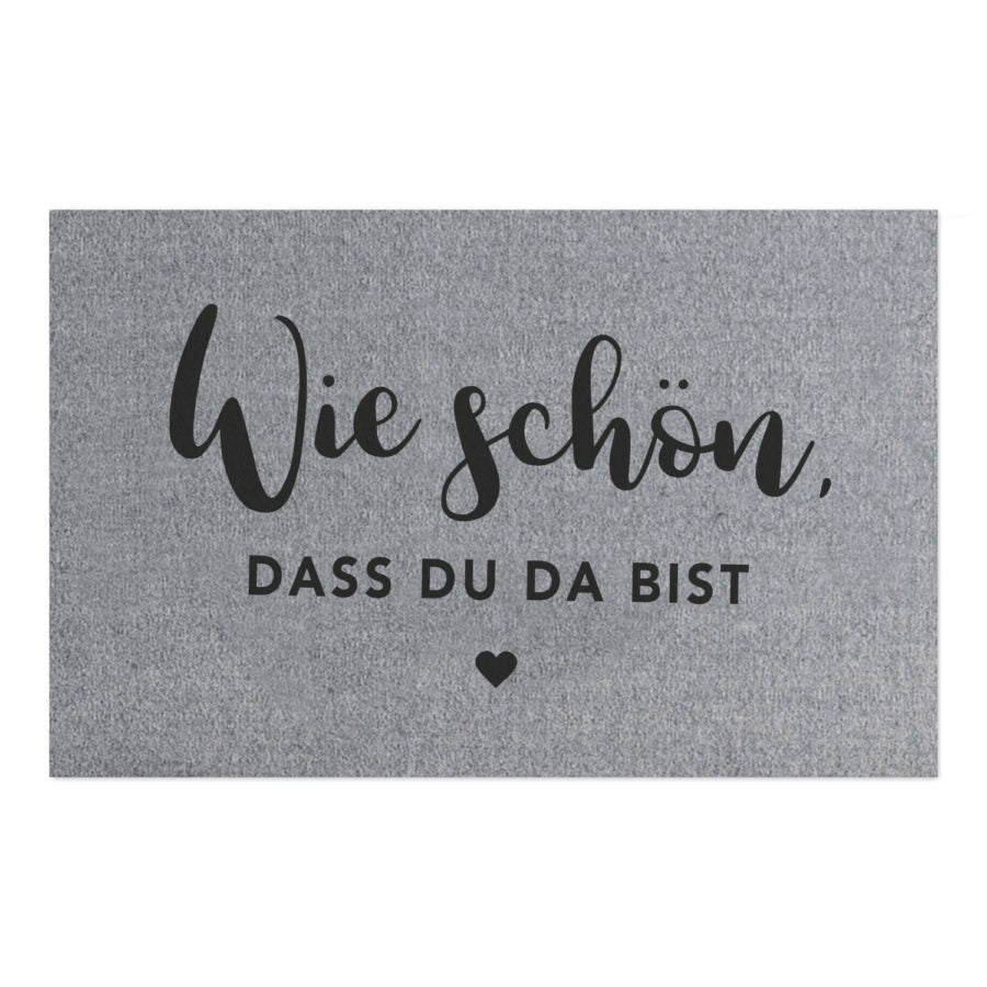 EULENSCHNITT Waschbare Fussmatte Wie schön