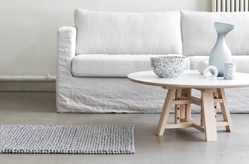 FORMGATAN Teppich Basket Ivory