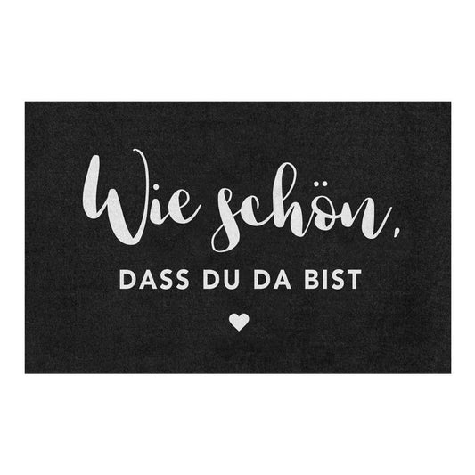 EULENSCHNITT Waschbare Fussmatte Wie schön