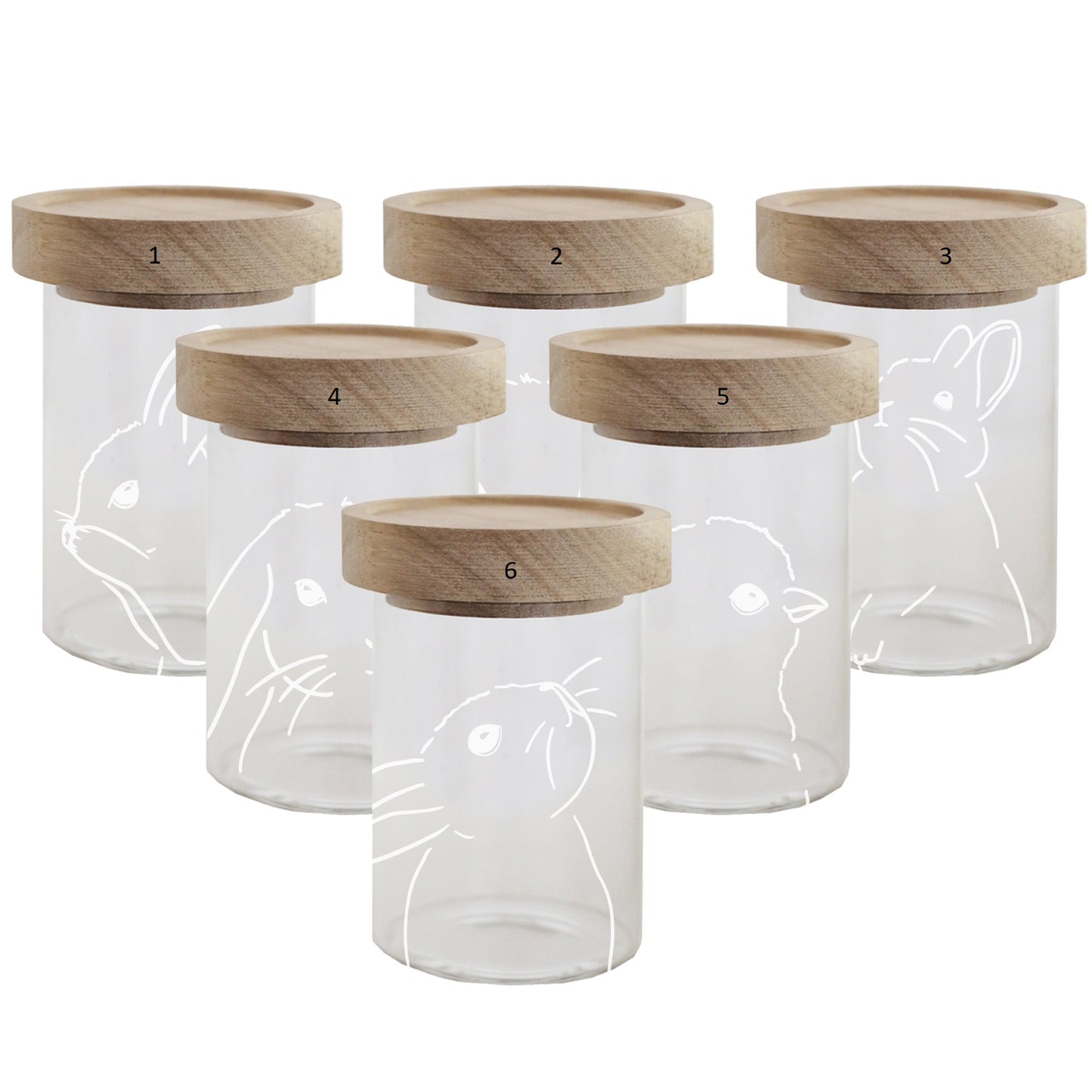 EULENSCHNITT Mini Vorratsglas Ostern