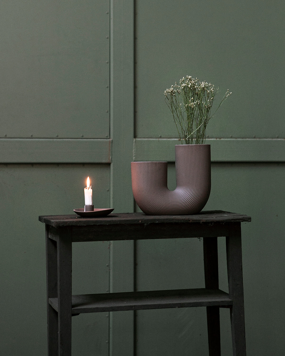STOREFACTORY Stravalla Vase braun