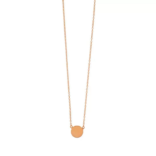 LEAF Halskette Slices Rosegold