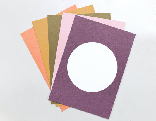 PERLENFISCHER Postkartenset Dot Herbstmix