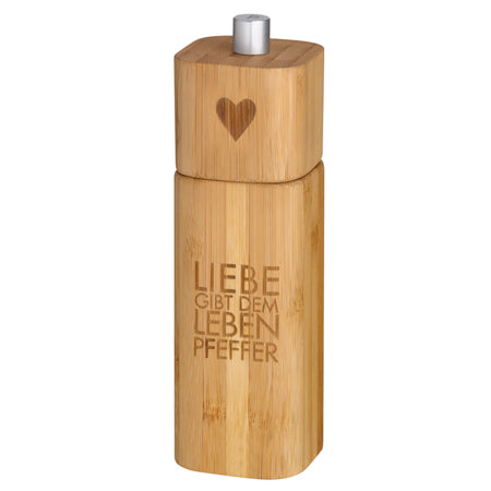 RAEDER DESIGN Gewürzmühle Liebe gibt dem Leben Pfeffer