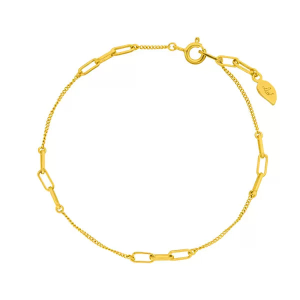 LEAF Armkette Cube II Gelbgold