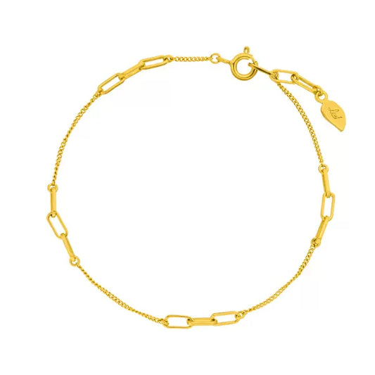 LEAF Armkette Cube II Gelbgold