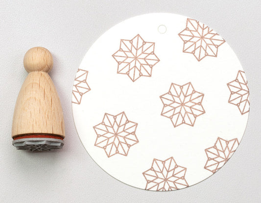 PERLENFISCHER Stempel Ornament Stern
