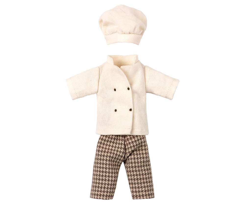 MAILEG Bekleidungsset Koch -  Dad Mouse