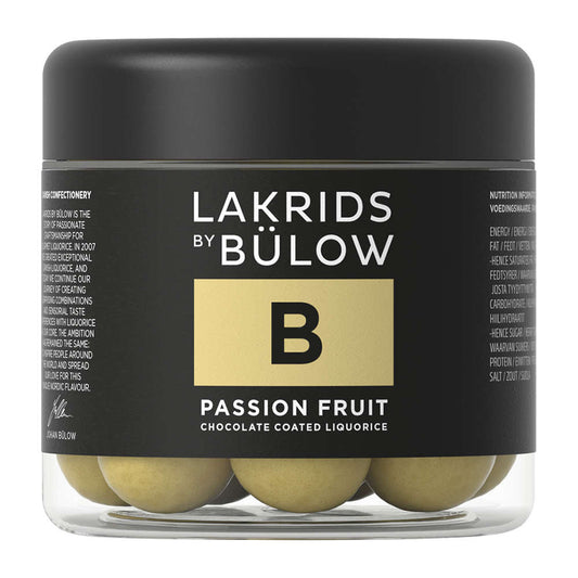 LAKRIDS BY BÜLOW Lakritz mit Schokolade - B Passionsfrucht in 2 Größen