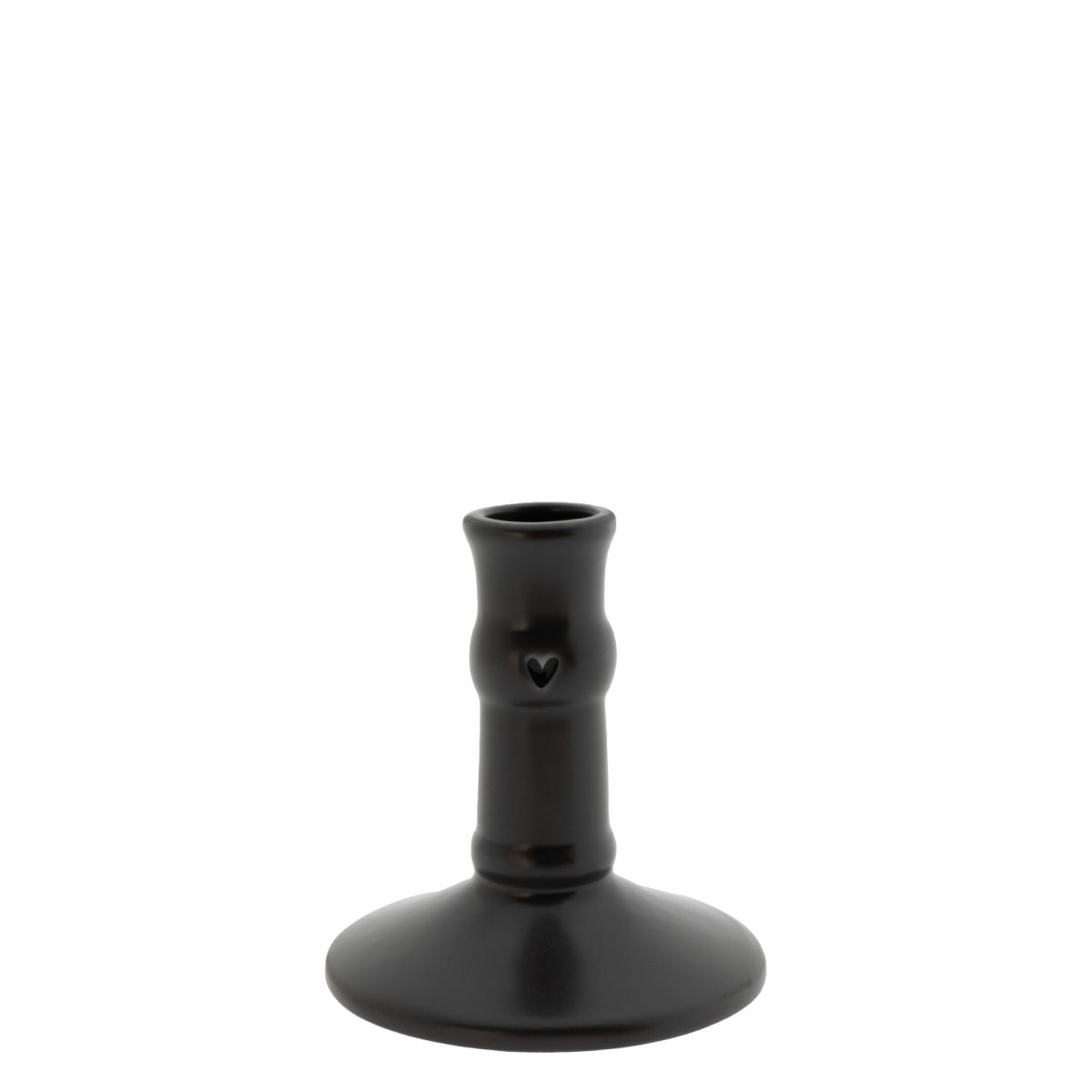 BASTION COLLECTIONS Kerzenständer Heart schwarz