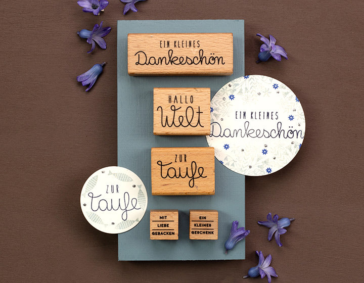 PERLENFISCHER Stempel Ein kleines Dankeschön 2