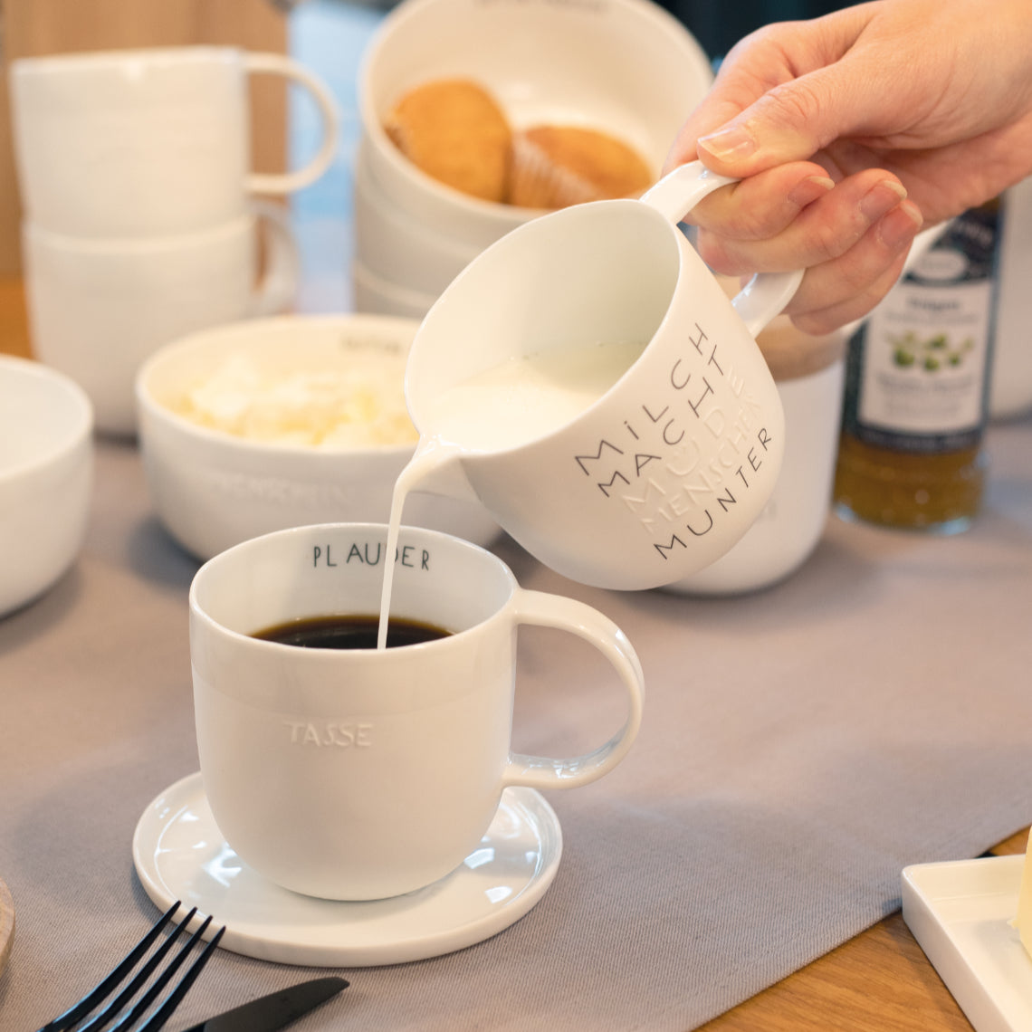 RAEDER DESIGN Guten Morgen Tasse Plaudertasse