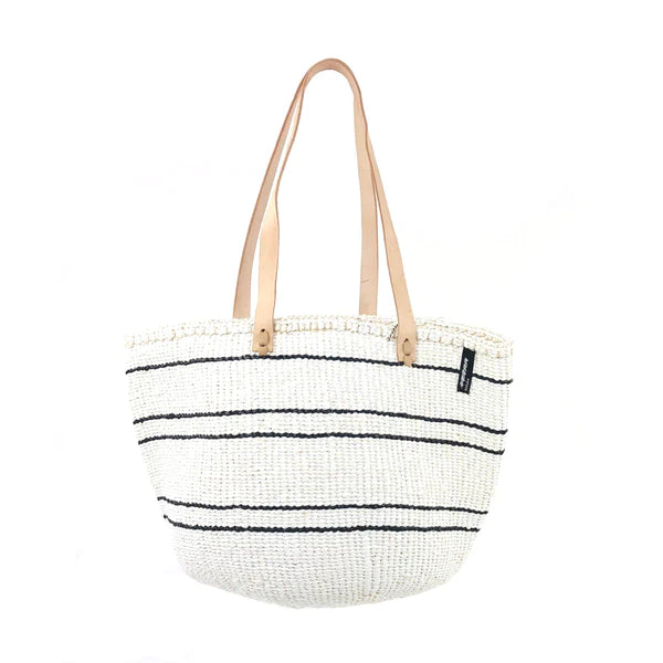 MIFUKO Kiondo Marktshopper Stripes black