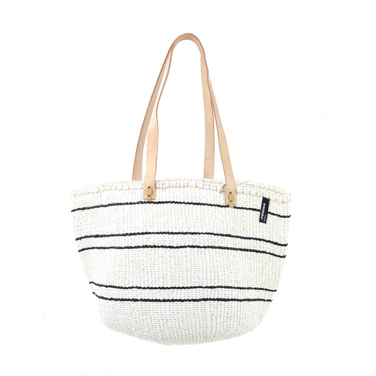 MIFUKO Kiondo Marktshopper Stripes black