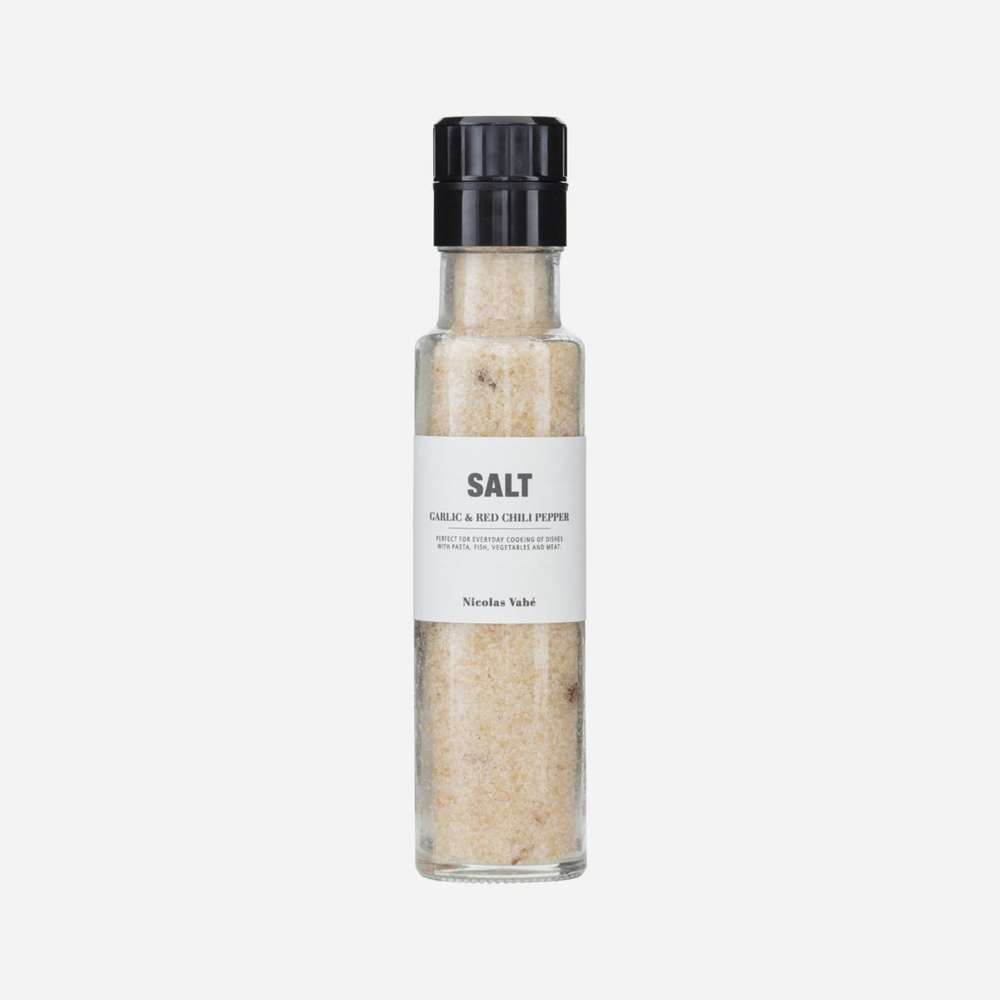 NICOLAS VAHE Salz mit Knoblauch & Red Chili Pepper