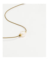 Lade das Bild in den Galerie-Viewer, Mamaradscha Big Fresh Water Necklace Gold Pale - Halskette

