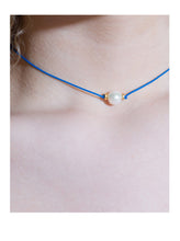 Lade das Bild in den Galerie-Viewer, Mamaradscha Big Fresh Water Necklace Skyblue - Halskette
