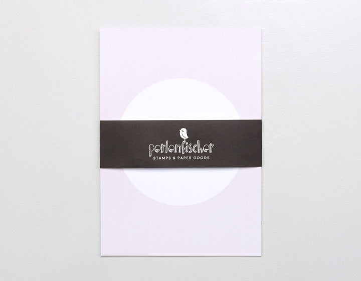 PERLENFISCHER Postkartenset Dot Soft Lavendel