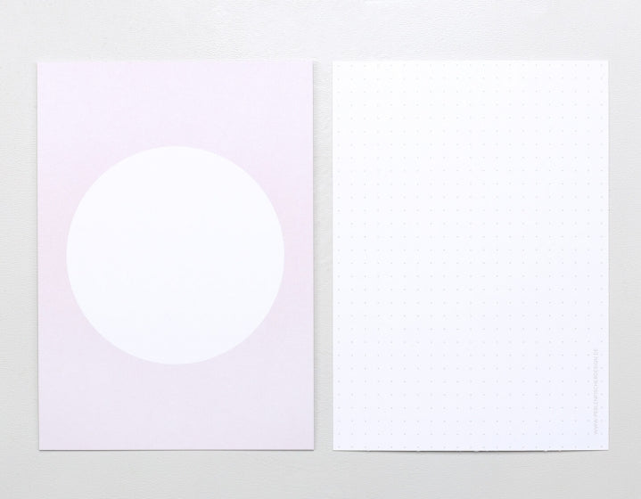 PERLENFISCHER Postkartenset Dot Soft Lavendel