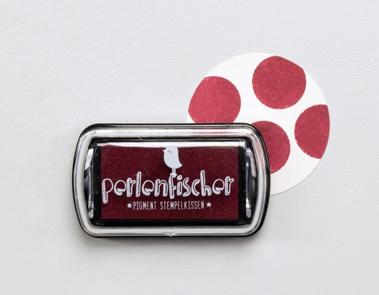 PERLENFISCHER Pigment Stempelkissen Mini Beere