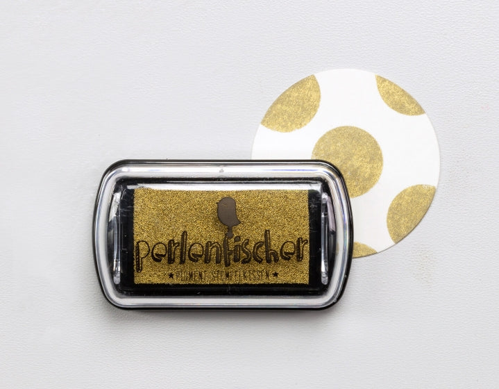 PERLENFISCHER Pigment Stempelkissen Mini Gold