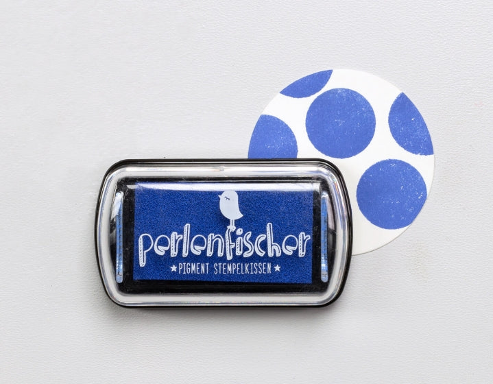 PERLENFISCHER Pigment Stempelkissen Kornblume Mini