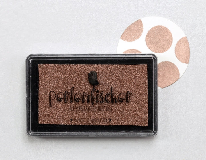 PERLENFISCHER Pigment Stempelkissen Rose Gold