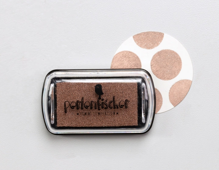 PERLENFISCHER Pigment Stempelkissen Mini Rosegold